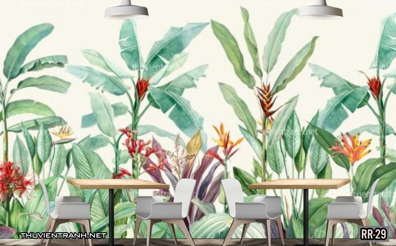 Tranh dán tường rừng xanh nhiệt đới Tropical RR-29 - Kết quả tìm kiếm tranh tường